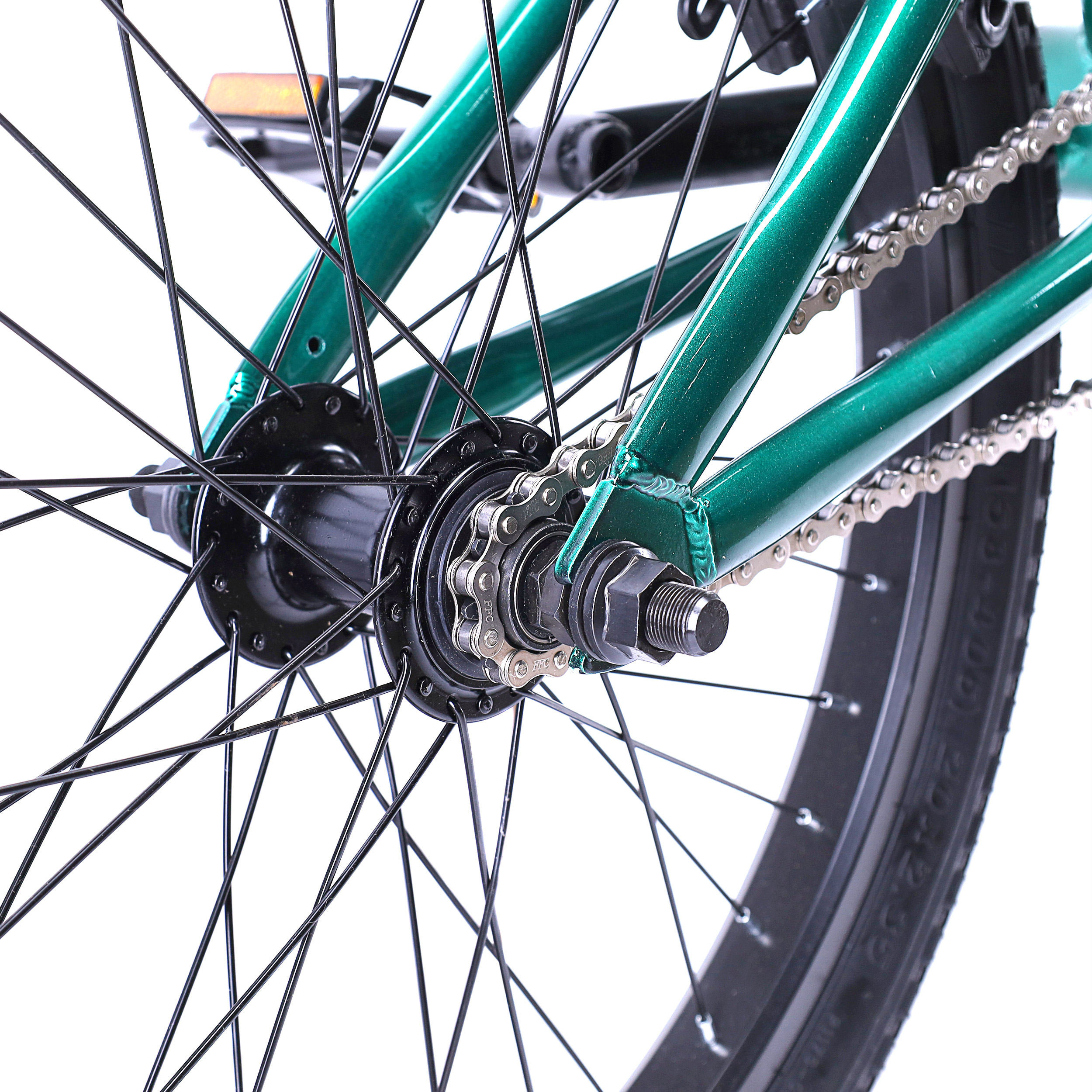 Велосипед BMX 20" COMIRON GEEK, Рама 20.5" dark green metallic