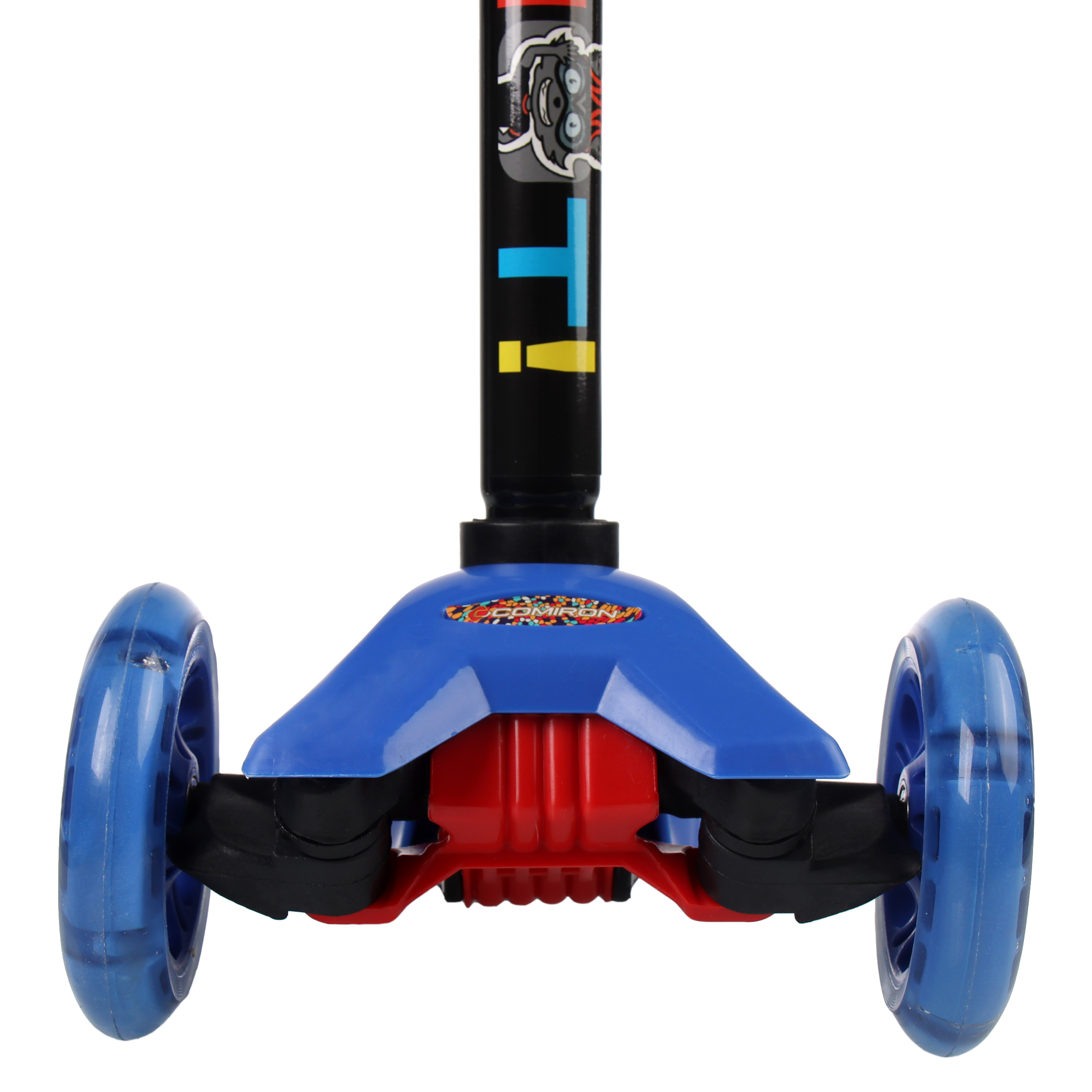Самокат трехколесный от 3-х лет Yeenot Kids GT4108, до 50кг, вес 2.3кг, свет. колёса PU 116мм ABEC7, синий, БК/уп10/ АКЦИЯ!