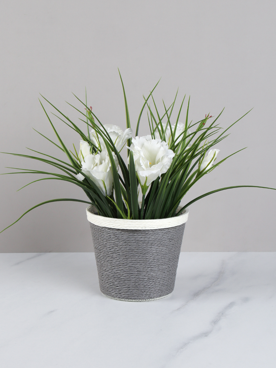 Корзина плетеная 12,5х15 см / CW87-8 /уп 300/кашпо