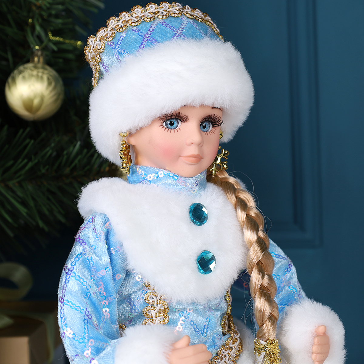 Фигурка Снегурочка 30 см / 23B12-12 /уп 36/ музыкальная