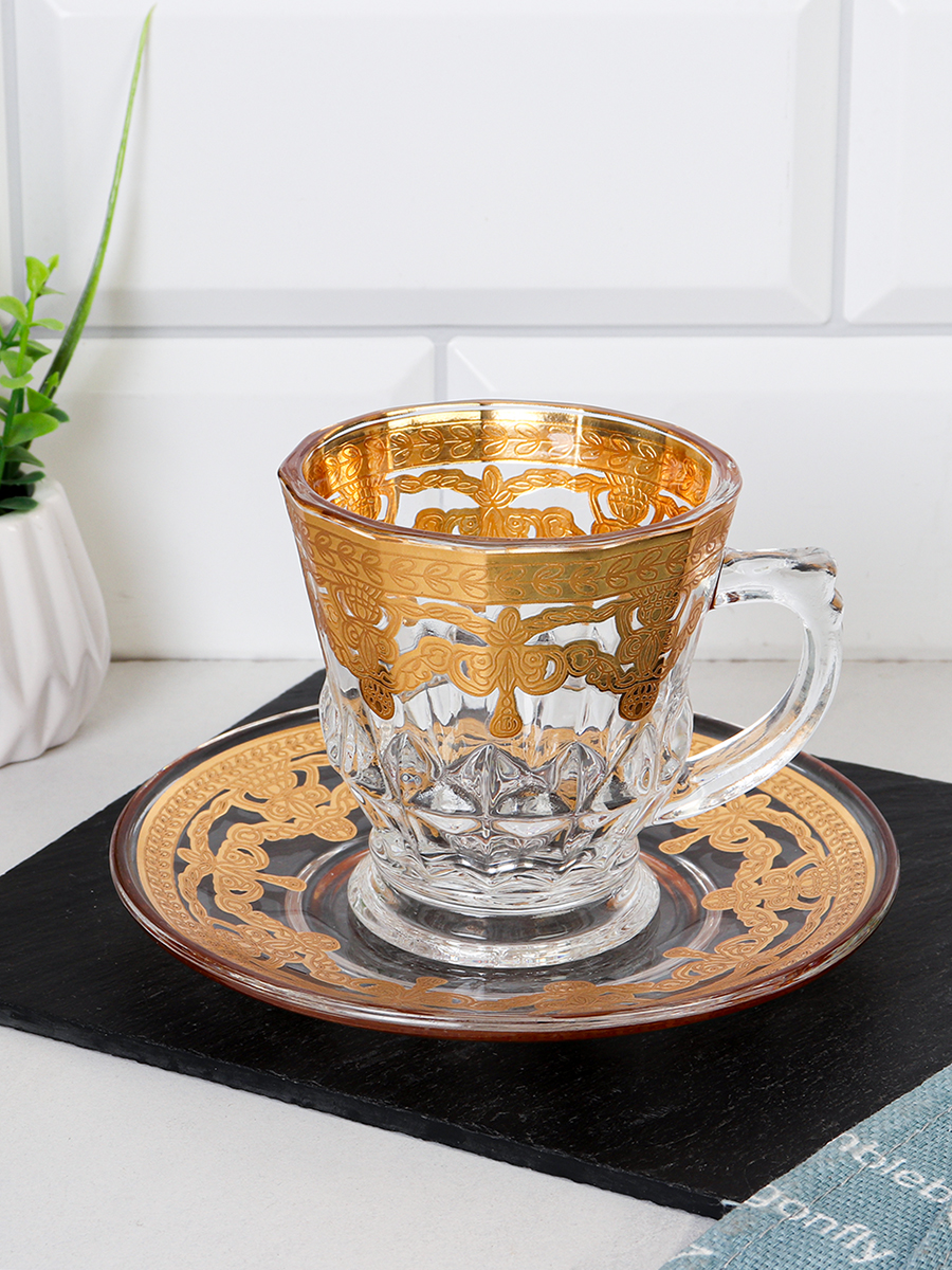 Чайная пара 2 предмета 200 мл / 0081-6+6FGA-86 /уп 8/