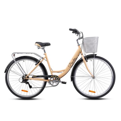 Велосипед городской 28" рама 19" 7sp KRYPTON DACHA W розовое золото ЦВК