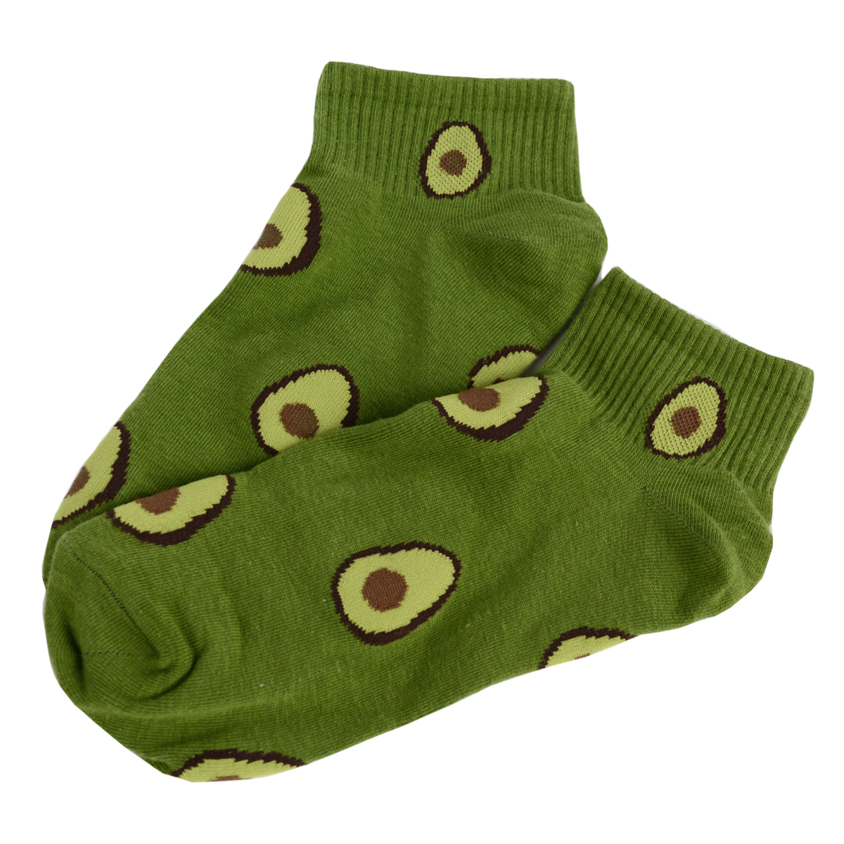 Носки женские р. 35-40 набор 20 штук Авокадо / ZIXIN-11 /уп 20/микс