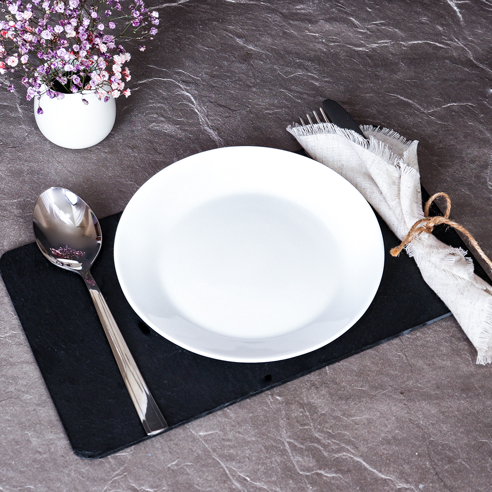 Набор тарелок 4 штуки 180 мм Евро/Дэй белая / LGP-70XN (WHITE ) /уп 18/