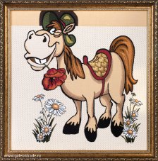 Картина гобелен 47x48 Красавчик / KS4020-2 / иваново 