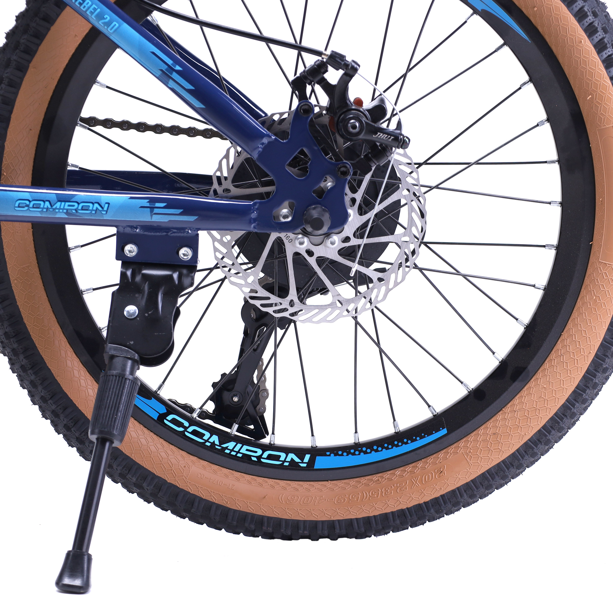 Велосипед 20" рама 12" 7sp COMIRON REBEL морской хаки