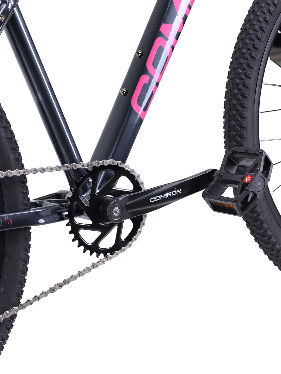 Велосипед 27,5" рама 17" 1х10sp COMIRON DESIRE розовый дымный