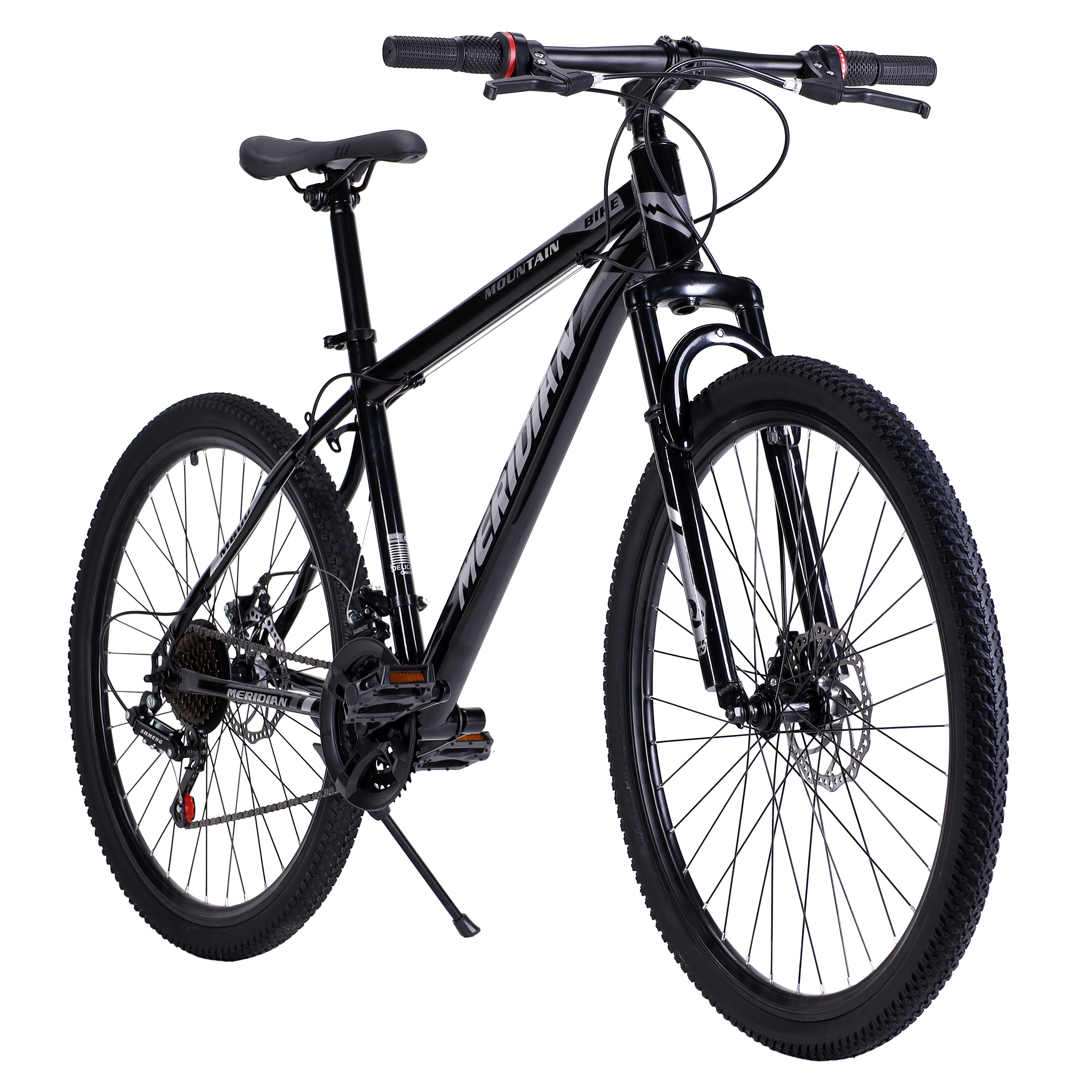 Велосипед горный MERIDIAN MOUNTAIN I 26-17" 21S DISC BRAKE цвет: чёрный-серый