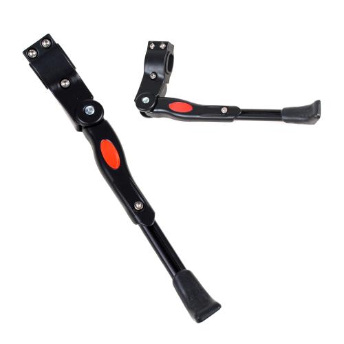 Подножка велосипедная алюминиевая L30-35. KRYPTON. Регулируемая. Черный /уп 50/