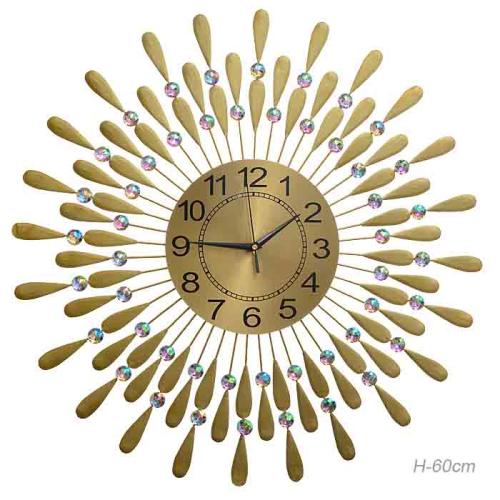 Часы -Декор настенные 60 см / 6039-1/  Уценка вмятины на корпусе 