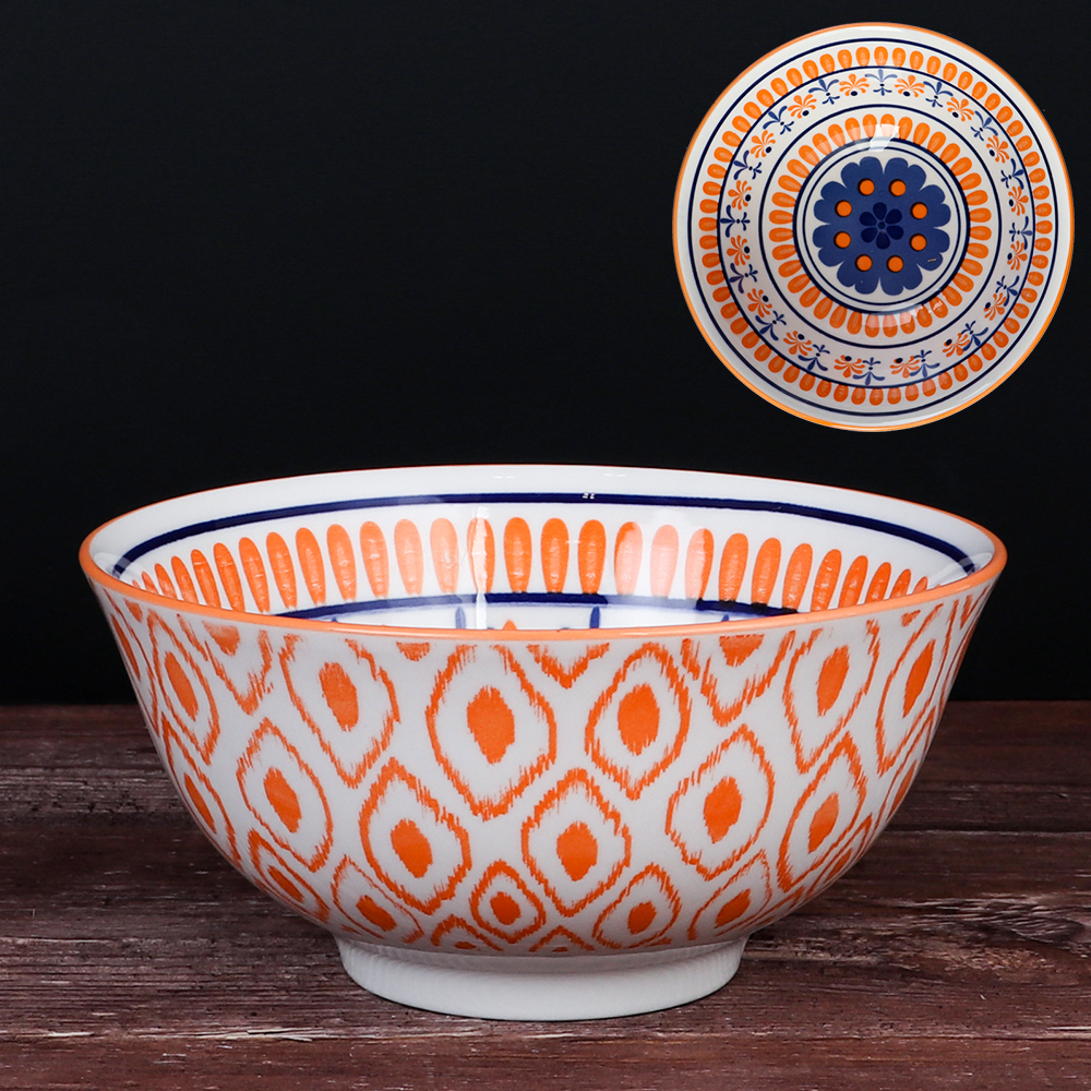 Салатник глубокий 750 мл / ZY004 / уп 72/*15,5х7,5 см