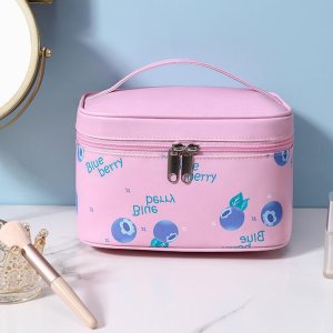 Косметичка 20x16x12 РОЗОВАЯ / GENA-38 /уп 100/701694