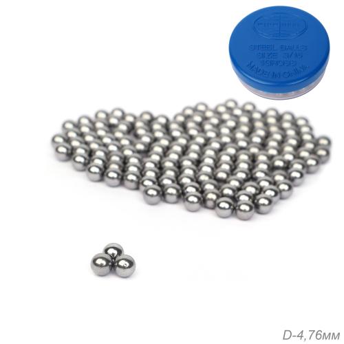 Шарики подшипника 4.76MM. 144 шарика в упаковке. /уп 40/400/