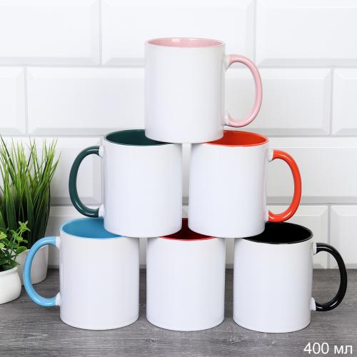 Кружка 400 мл для сублимации/ D-123 /уп 12/48/