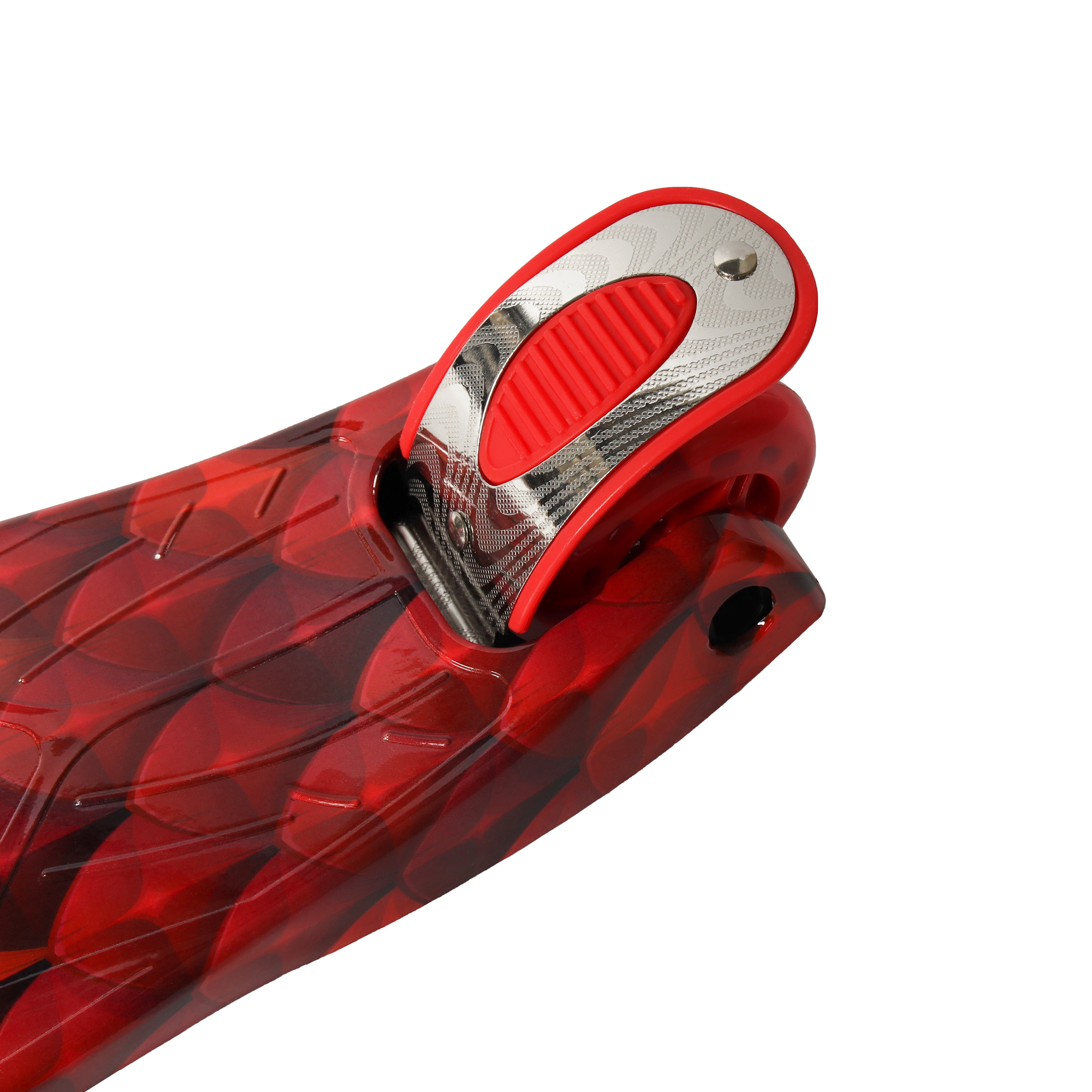 Самокат трехколесный для детей от 3-х лет Yeenot GT4108P54, нагрузка до 50кг, вес 2.3кг, светящиеся колёса PU116мм, цвет красный Дракон БК/уп10