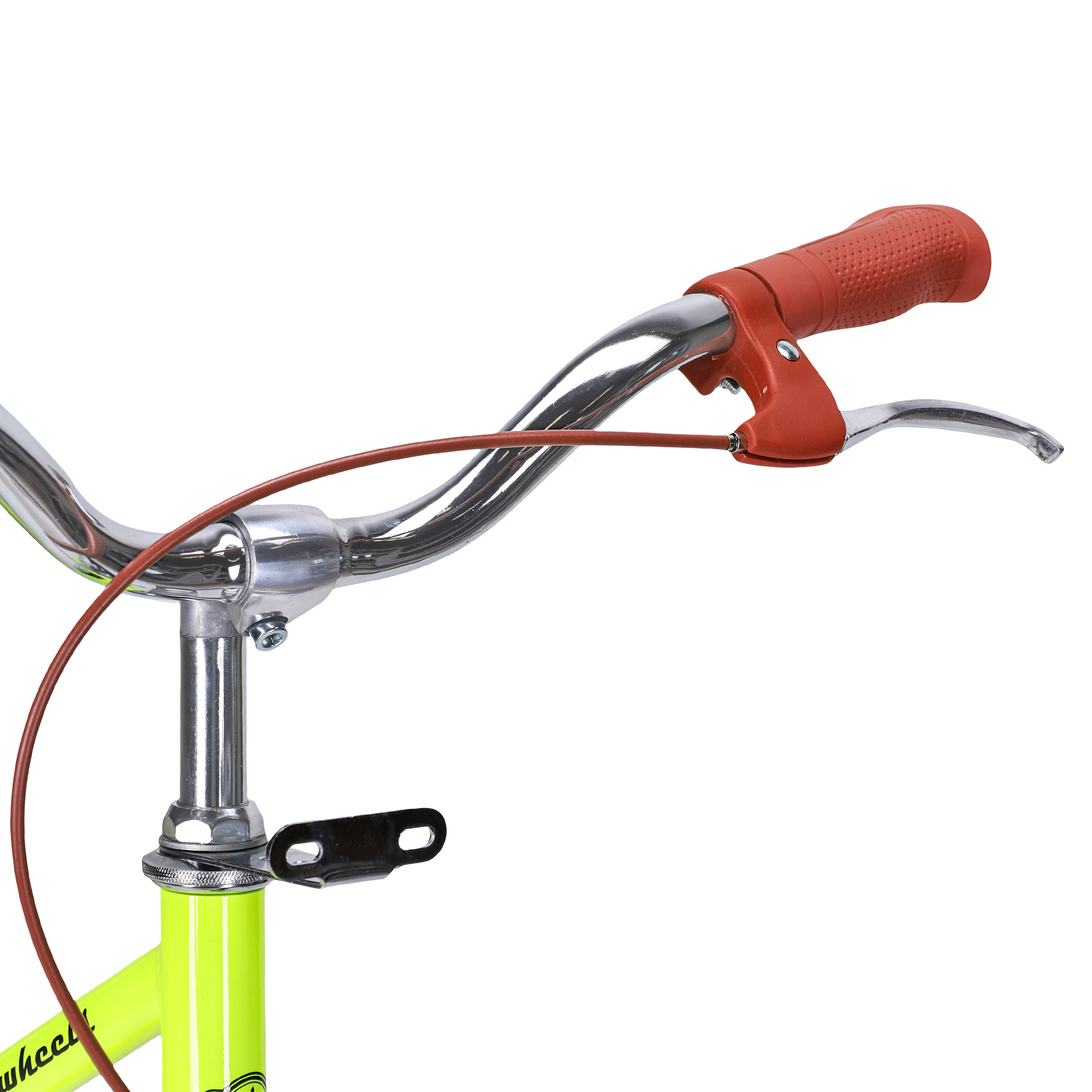 Велосипед городской MEGAWHEELS MEGAPOLIS 26" одна скорость, ножной тормоз, лайм