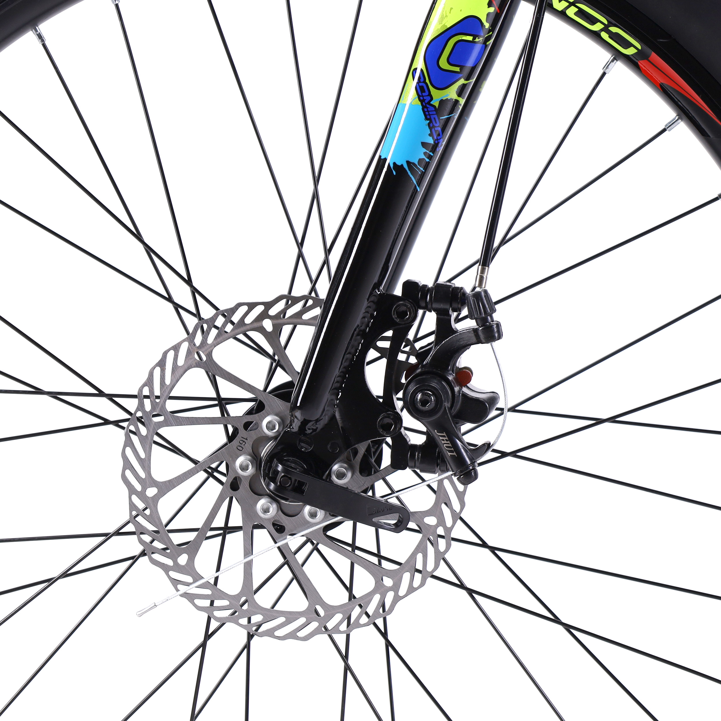 Велосипед 24"x3.0 рама 13" 7sp COMIRON FLASH полуфэт ригид синий