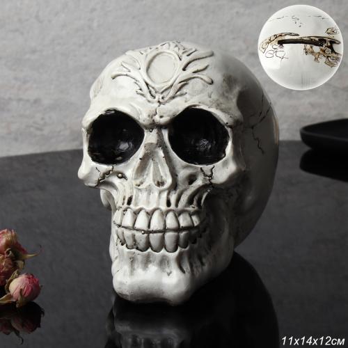 Копилка Череп 12 см / KY-28 /уп 48/Хэллоуин