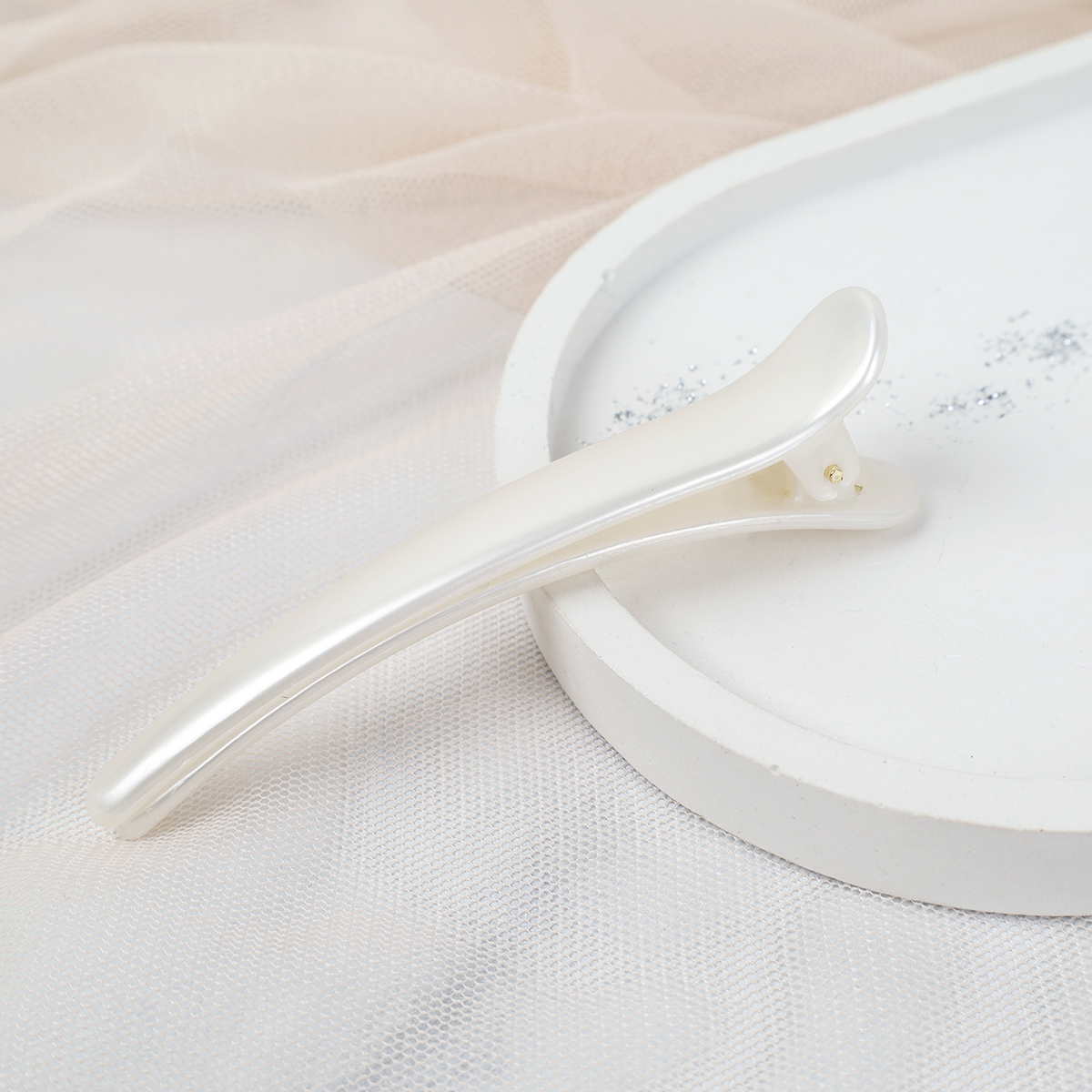 Зажим для волос перламутор / N3012-10 /уп 1/723810