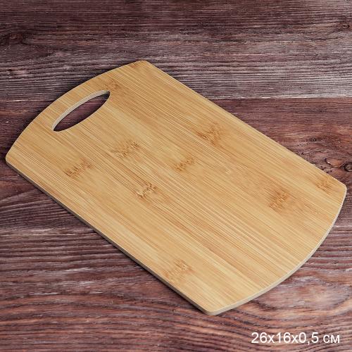 Доска разделочная 16х26х0,5 см / BBD18 /уп 120/ дерево