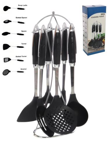 Кухонный набор 7 предметов на подставке / TY-125 /уп 24/ 0,66/ ПРОМО АКЦИЯ