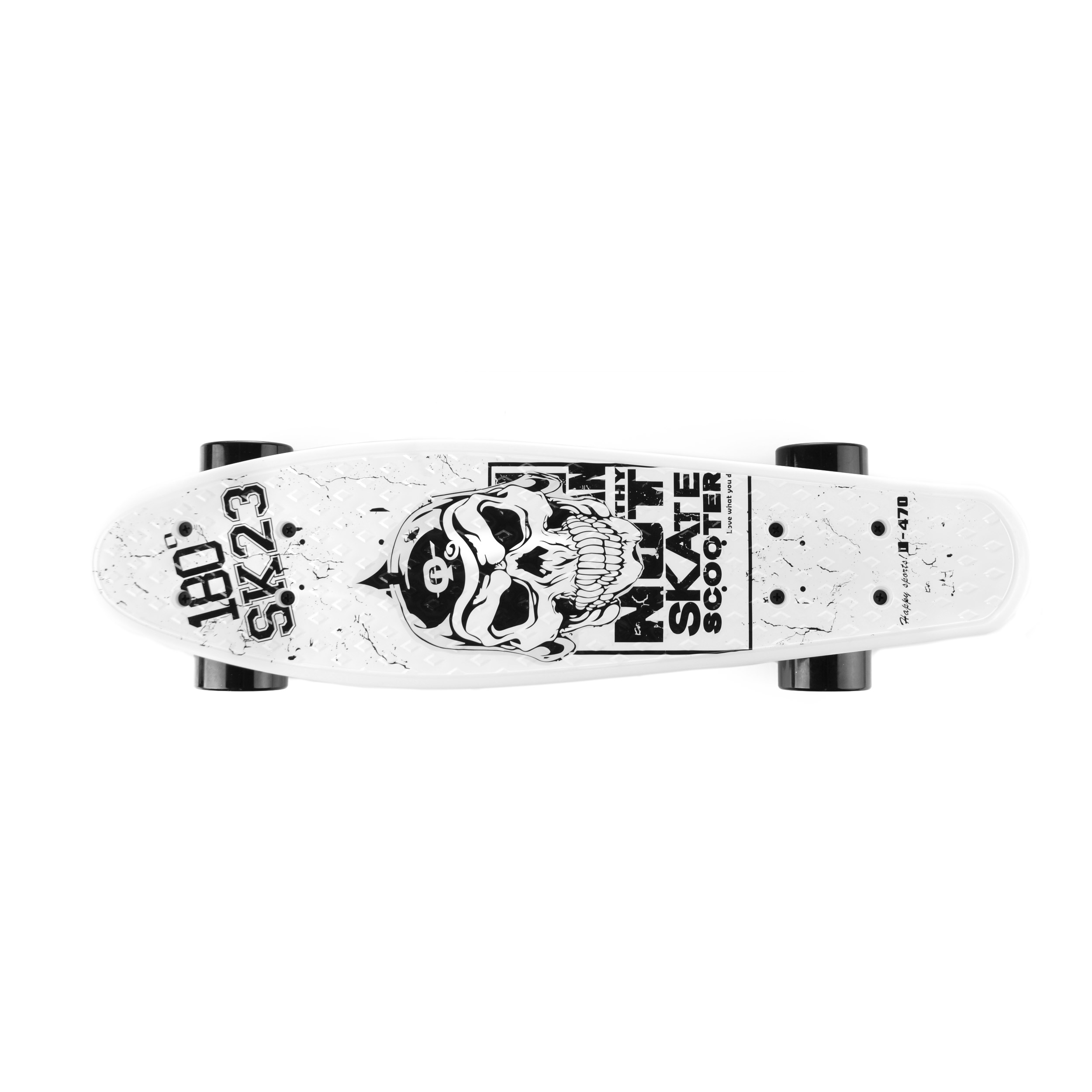 Пенни-борд Woohooo White Mystery / полиуретановые колеса / уп 8