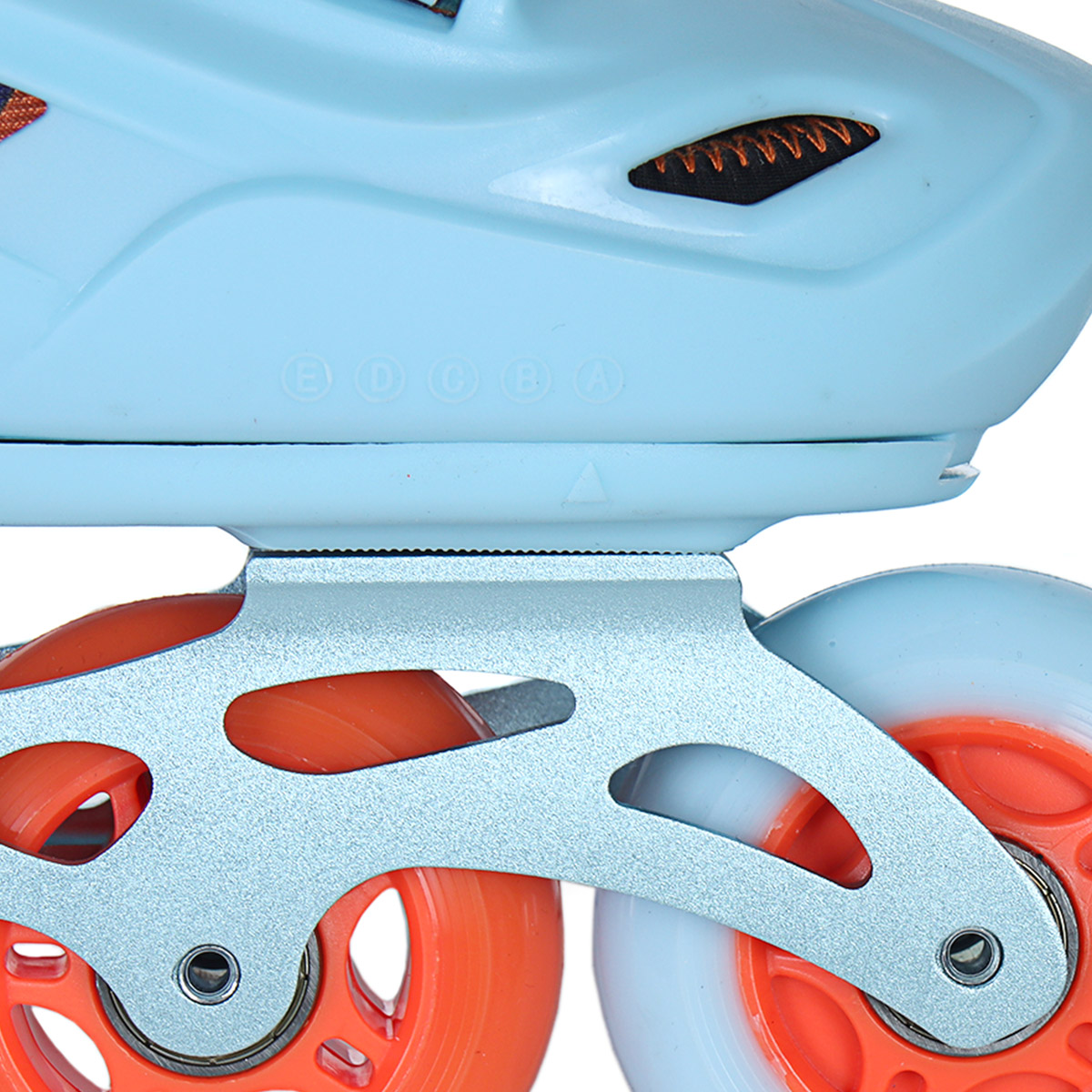 Роликовые фигурные коньки COMIRON  2022 M с блокировкой колёс /уп 6/ (35-38) оранжевые