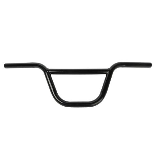 Руль бмх COMIRON, стальной,  диам.:22.2MM, W:600MM*1.4T, RISE:200MM, BEND:3°, чёрный /JSH-15/уп40/