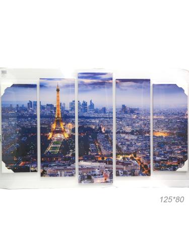 Модульная картина 5 элементов 125х80 / X-345H /