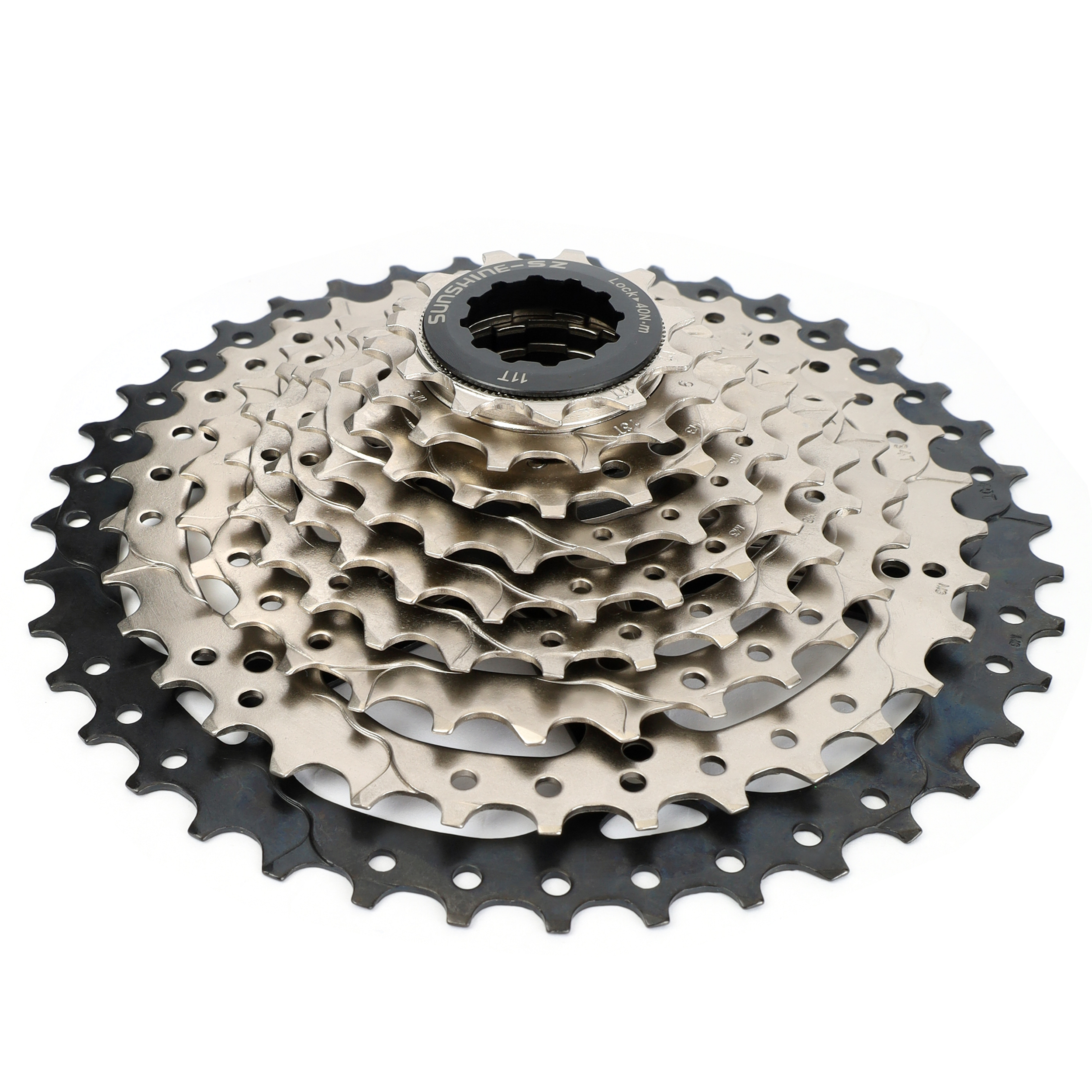 MTB, Кассета SUNSHINE, 9 скоростей, 11-40Т, материал: сталь, вес 434гр, /MTB-CS-HR9-40/уп20/