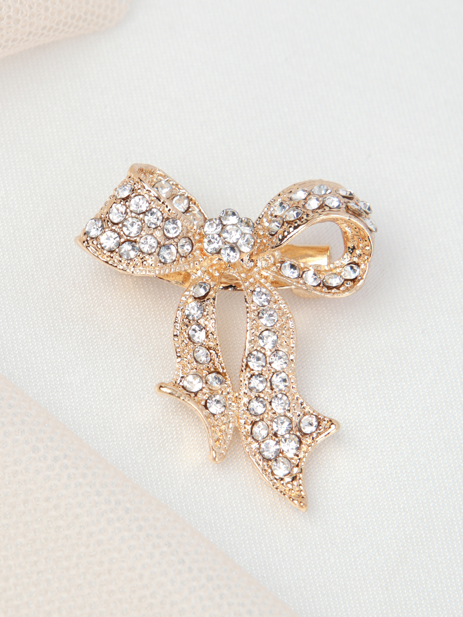 Брошь Бантик / LH2901-33 /уп 12/