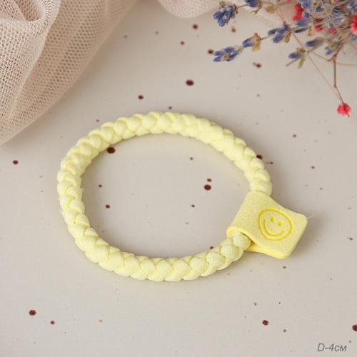 Резинка для волос / AJ2406-6 /уп 100/желтая