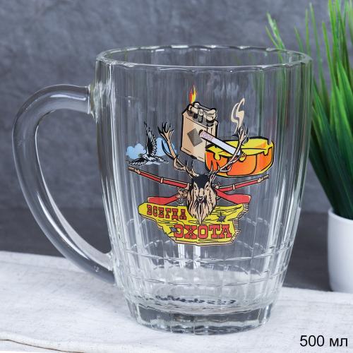 Кружка пивная 500 мл Приколы / 1361 /уп 6/ 