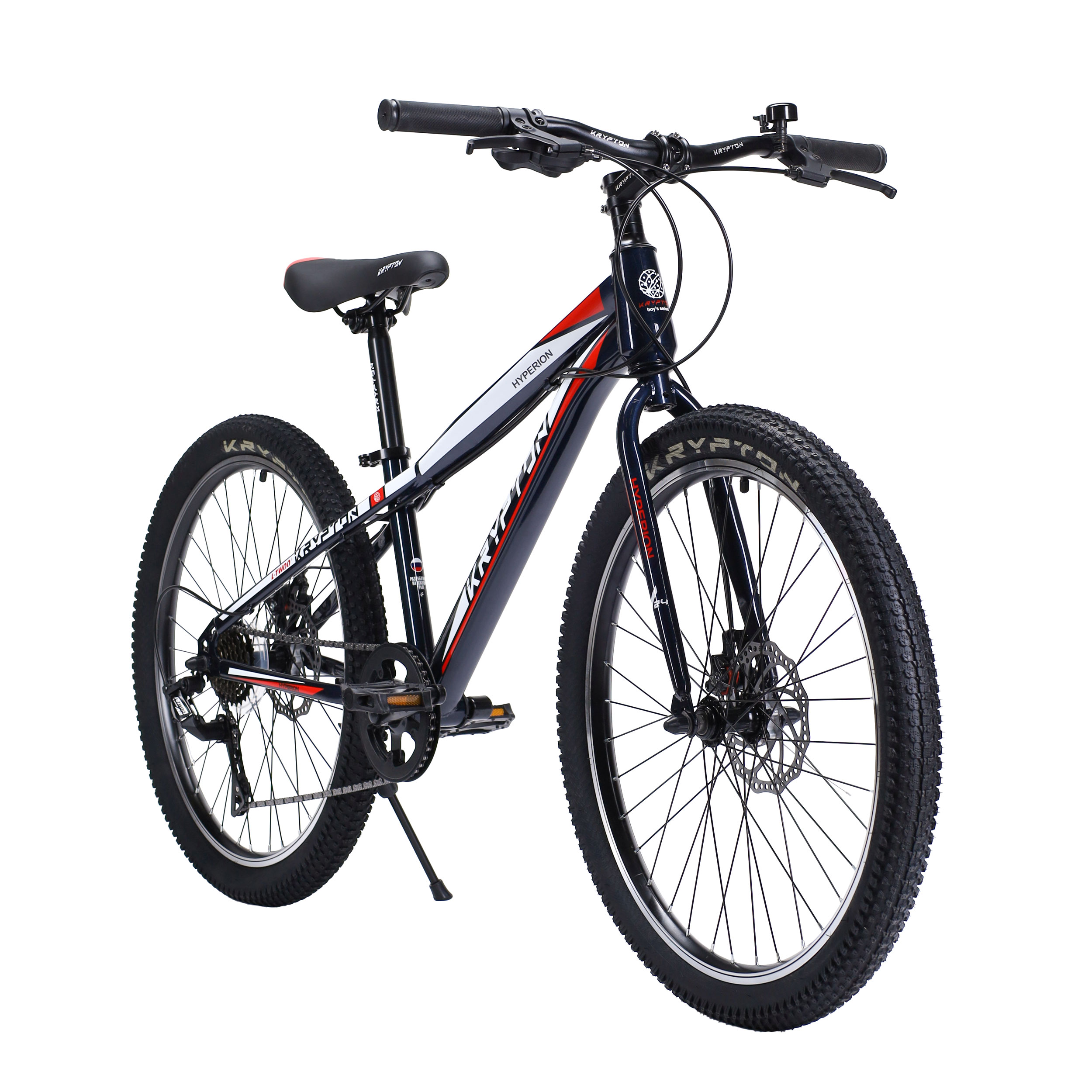 Велосипед 24" Krypton Hyperion ригид KH10DB24HF 7sp синий красный