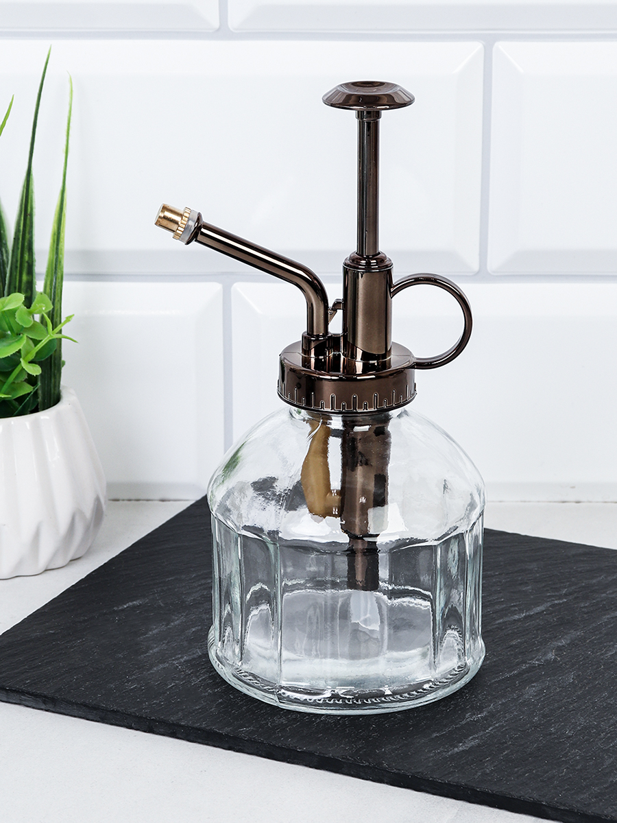 Пульверизатор стеклянный 15,5 см / POP-2 /уп 72/ опрыскиватель