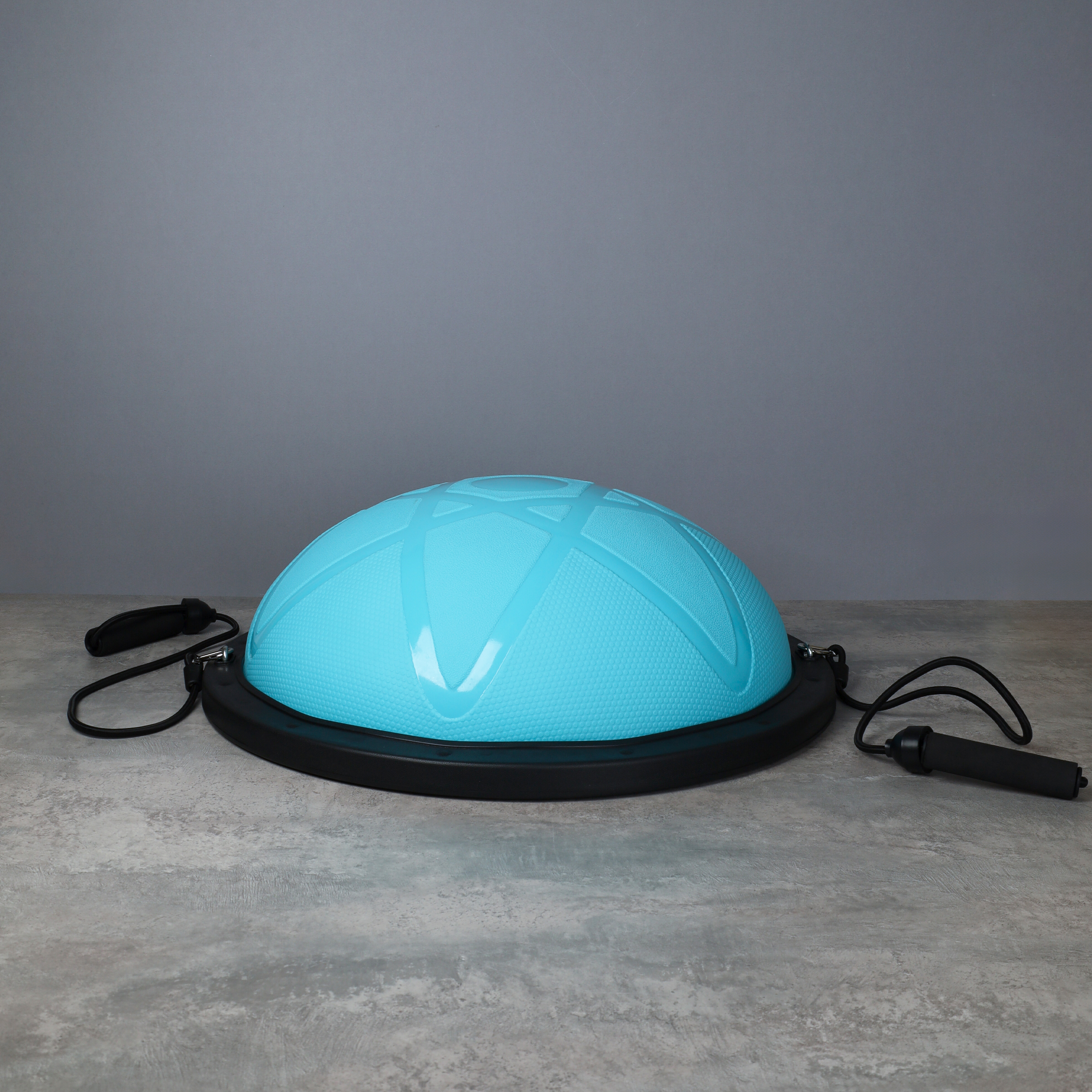 Полусфера балансировочная BOSU 58см Woohooo Stars эспандер, насос/ голубой/ B58St-B/ уп5