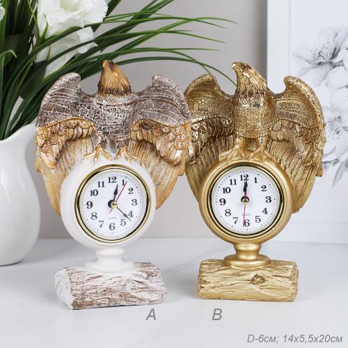 Часы статуэтка Орел 20 см / 33743-3 /уп 36/