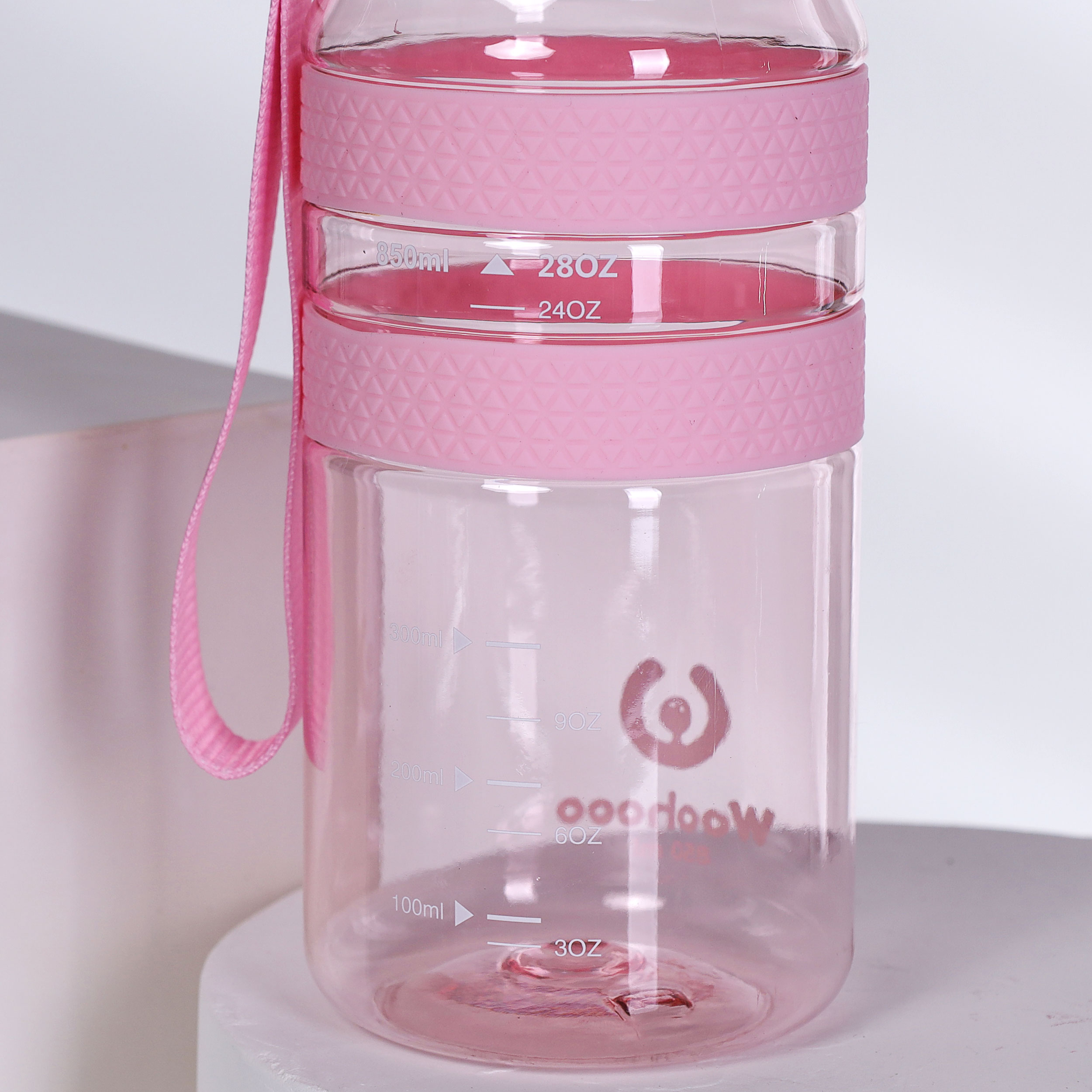 Бутылка для воды Вуухууу-Woohooo 850 ml / Пищевой PP / Розовый / уп 60 / АКЦИЯ