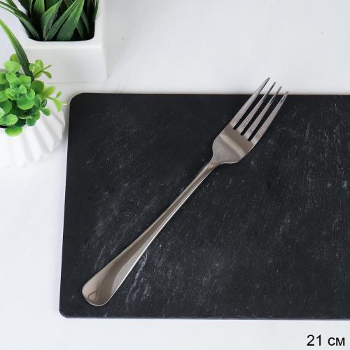 Вилка столовая 1 штука Серебро Глянец / SP1-18-Серебро /уп/