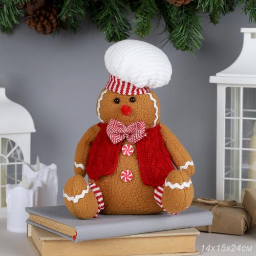 Новогоднее украшение Пряник 24 см / NA123 /уп 60/