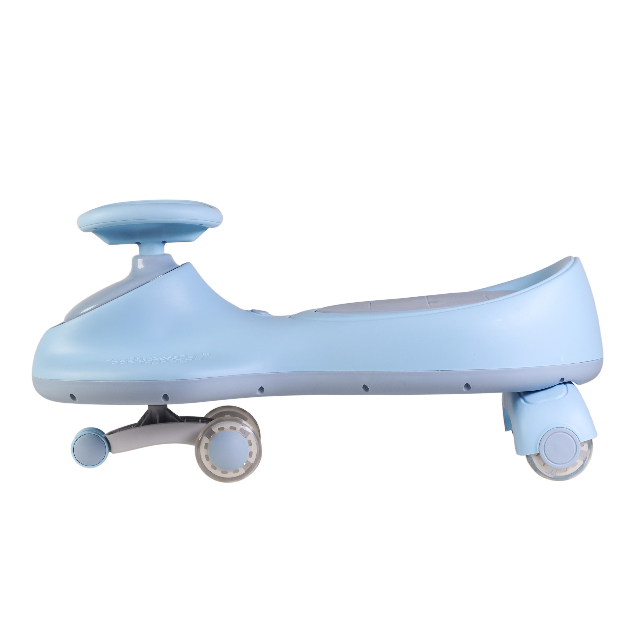 Толокар COMIRON CMR-8089 / светящиеся PU колеса 90 мм / Голубой / уп4