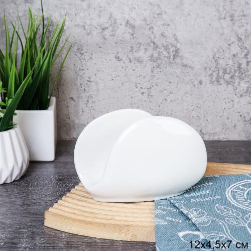 Салфетница Классика Белая / GA5-NK /уп 72/ косятной фарфор