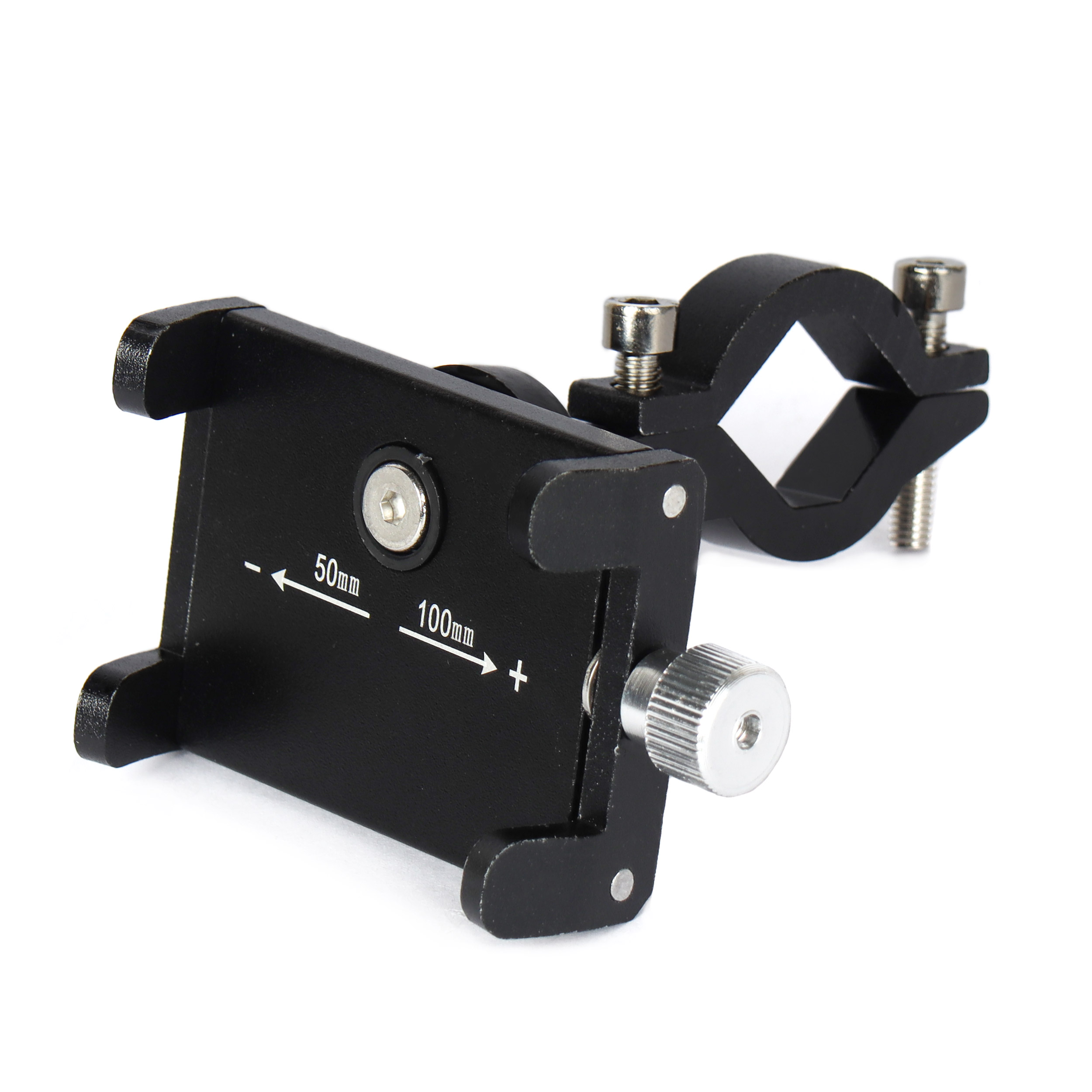 Держатель велосипедный для телефона. Цвет черный /уп 100/