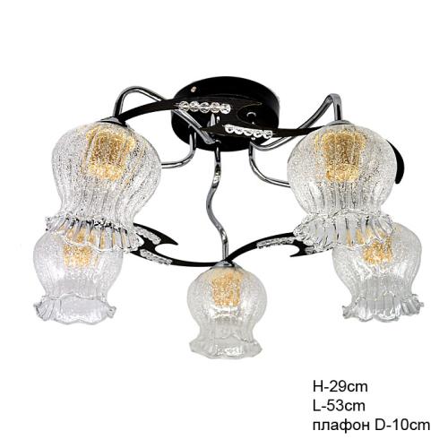 Люстра классическая / MO87163B/5 x E27 /уп 1/