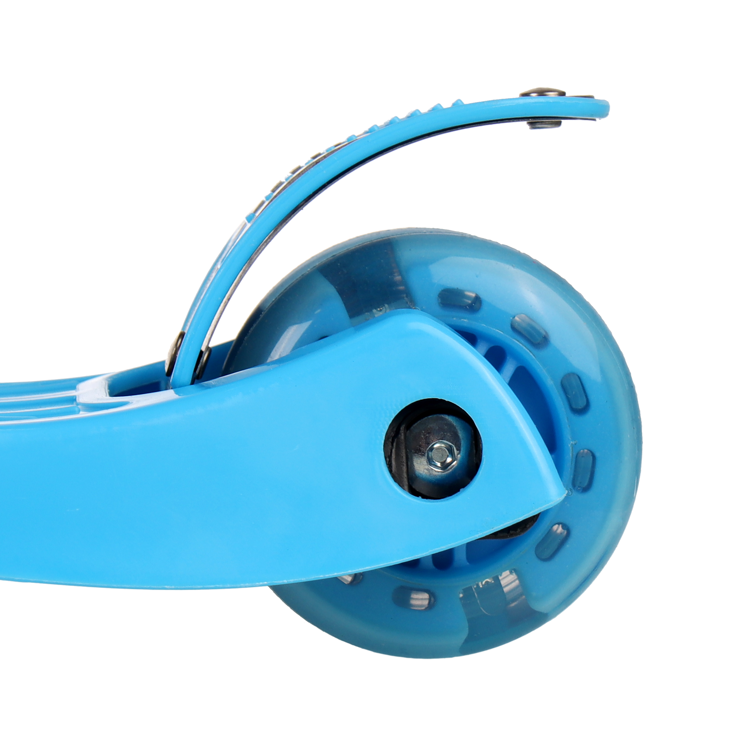 Самокат трехколесный от 3-х лет Yeenot Kids GT4108, до 50кг, вес 2.3кг, свет. колёса PU 116мм ABEC7, ярко-голубой, БК/уп10/ АКЦИЯ!