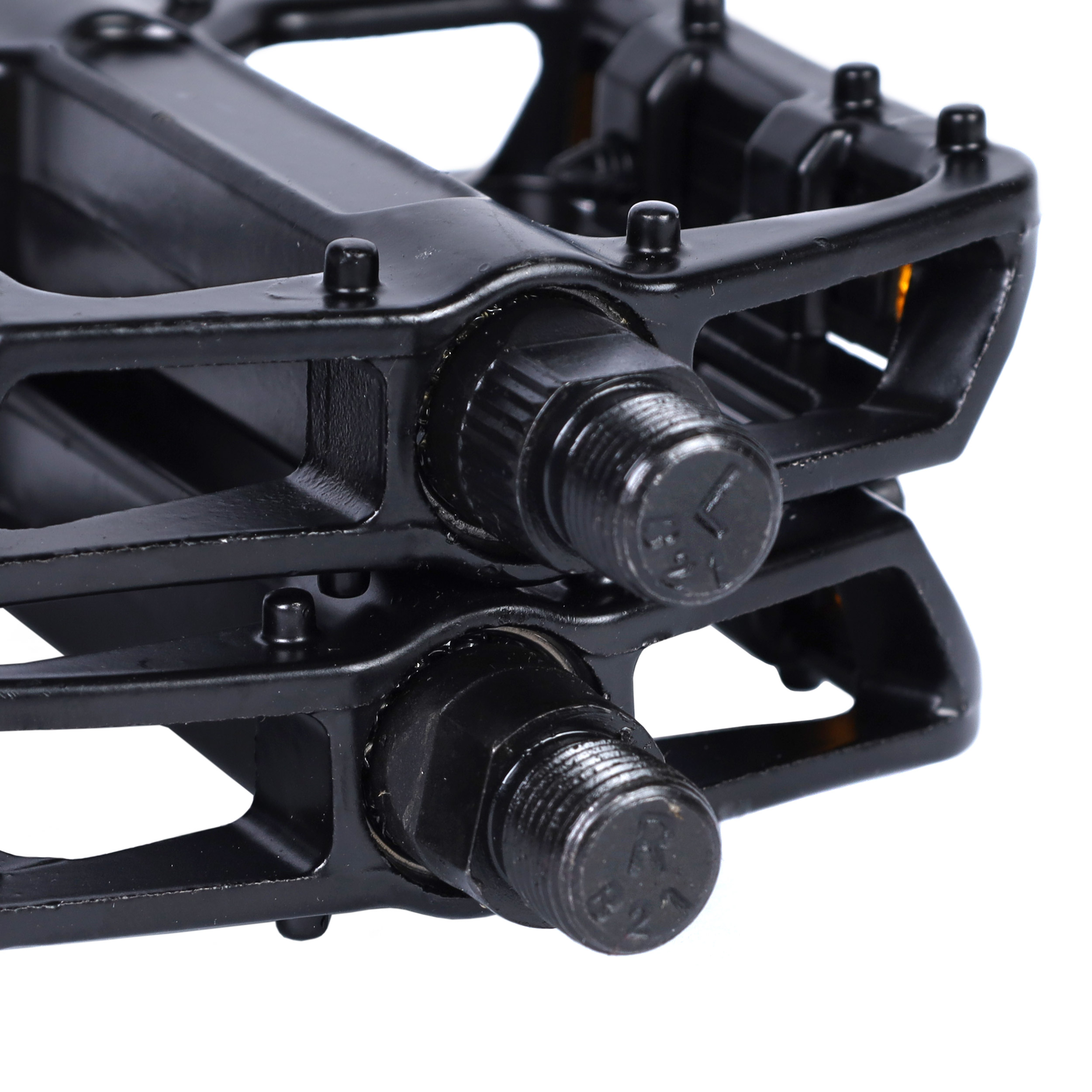 Педаль MTB MIXIEER MX-P806, 9/16 резьба, ALU корпус, сталь. подшипник, 111х102мм, с рефлектором, 2S ось, black, 1 пара /уп50/