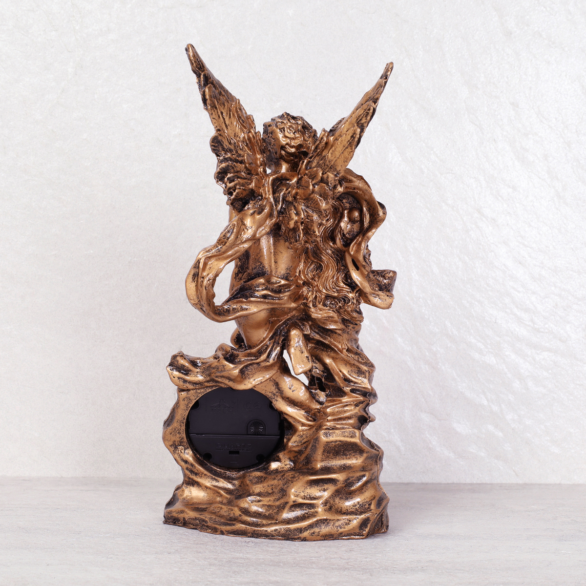 Часы статуэтка Ангел с девушкой 13х7х25 см / Z003A /уп 36/