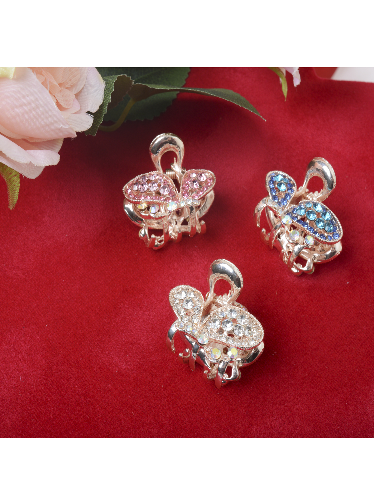 Крабик для волос Бабочка / GTN-28 /уп 12/