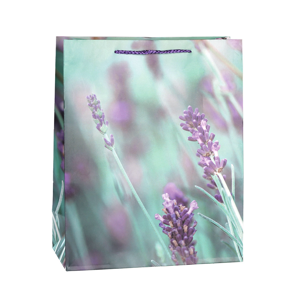 Пакет подарочный 31x42x12см Лаванда / 3205XL /уп 12/300/