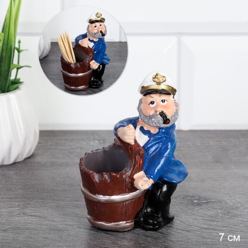 Подставка для зубочисток Моряк 10 см / LY1128 /уп 192/ без зубочисток 23 февраля